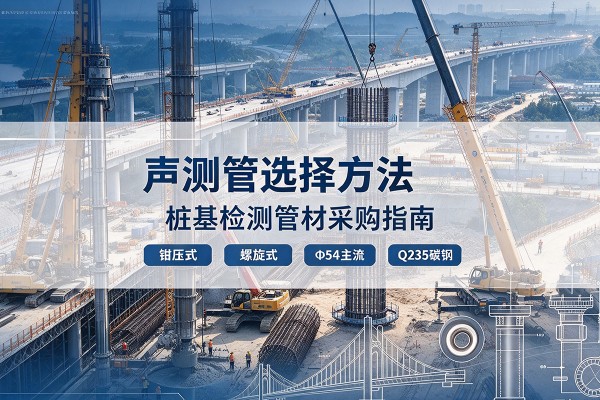 新蔡声测管选型标准