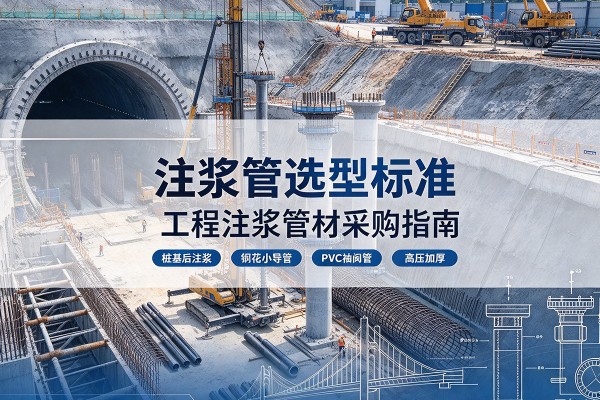 新蔡注浆管选型标准
