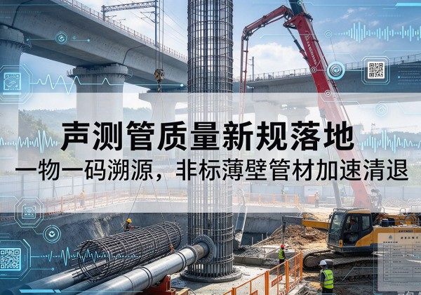新蔡声测管质量新规落地，一物一码溯源，非标薄壁管材加速清退