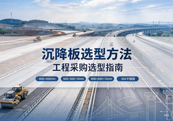 新蔡沉降板选择方法